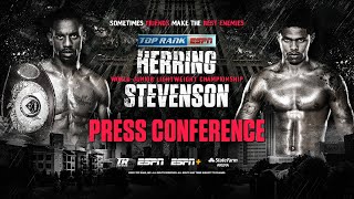 Jamel Herring vs Shakur Stevenson | KICKOFF PRESS CONFERENCE