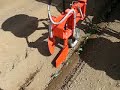 transplanter with irrigation pipe