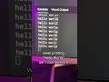 When printing hello world isn’t cool anymore #computerscience #coding #softwareengineer #stem
