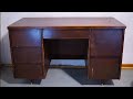 1950s midcentury desk makeover