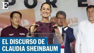 MÉXICO | El primer discurso de Claudia Sheinbaum como candidata de Morena para 2024 | EL PAÍS