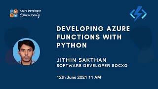 Developing Azure Functions with Python