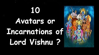 Dasavathar - The 10 Incarnations or Avatars of Lord Vishnu - Seasoned with fondness - Shorts