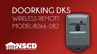 DoorKing 8066-082 MicroCLIK 1 Button AWID Proxmitter Gate and Garage Door Opener Remote