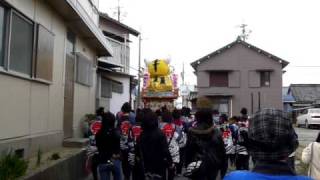 平成２２年　多屋の山車祭　囃子屋台２