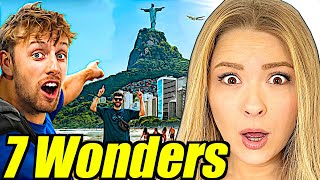 SIDEMEN SURVIVE THE 7 WONDERS OF THE WORLD (Part 2) Reaction