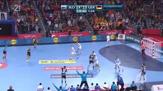 Final Moments Slovenia vs Germany Euro Handball 2018
