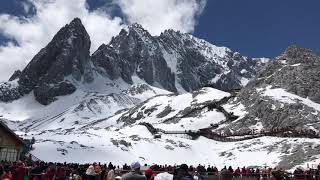 玉龙雪山山顶平台