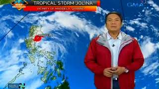 Saksi: Bagyong Jolina, tinatawid na ang Northern Luzon