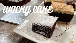 WACKY CHOCOLATE DEPRESSION CAKE