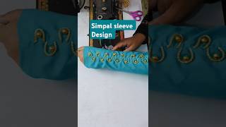 Simpal and unique sleeve design #stiching #viralshort #trending #fashion #designer #new #viralvideo