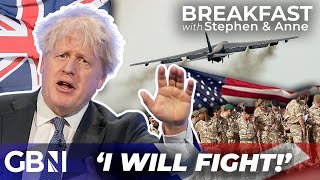'Prepare for WAR!' US to station NUKES in UK as Boris VOWS to fight Putin