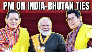 India Bhutan Relations | PM Modi: "Bharat-Bhutan partnership not limited to land, water"