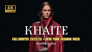 KHAITE Fall/Winter 2025/26 : Style Revolution at New York Fashion Week