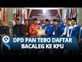 Diiringi Kompangan, DPD PAN Tebo Daftar Bacaleg ke KPU