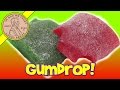 Giant Gummy Gum Drops Cherry & Green Apple Soft And Chewy Candy Over 420 Gummy Bears