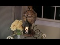 Indoor/Outdoor Hanging Lantern with Flameless Candle by Home Reflections on QVC