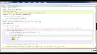 ARRAY HIGHEST NUMPOS || JAVA CLASS by ASHISH