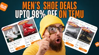 Best Men's Shoe Deals on Temu | Upto 98% Off