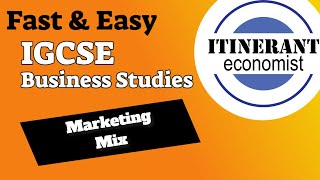 IGCSE Business studies 0450 - 3.3 - Marketing mix