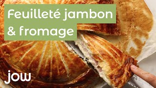 Recette du feuilleté jambon \u0026 fromage