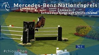 Schweden siegt erstmals seit 1929 im Mercedes-Benz Nationenpreis