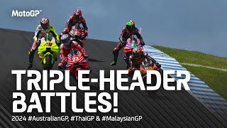 All the battles you might have missed from the final triple header! ⚔️ | MotoGP™