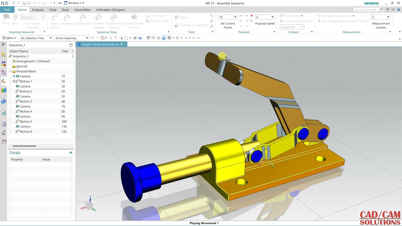 Nx Assembly Sequence Youtube