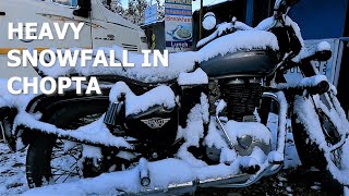 Discovering new trail in Chopta | Heavy snowfall in Chopta | Snow trek | Chopta Ride | EP 04