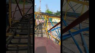 Nicco park || Rollercoaster ride || Dry park #trending #shorts  #crazyrides #waterpark #niccopark