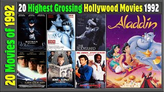 Top 20 Hollywood Movies Of 1992 | Hit or Flop | 1992 की बेहतरीन फिल्में | with Box Office Collection