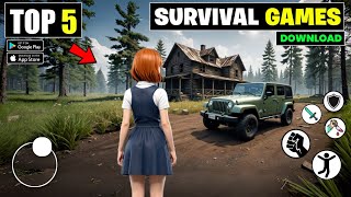 Top 5 Best Survival Games For Android 2024 | New Survival Games For Android