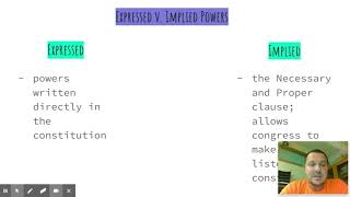 Implied v. Expressed Powers