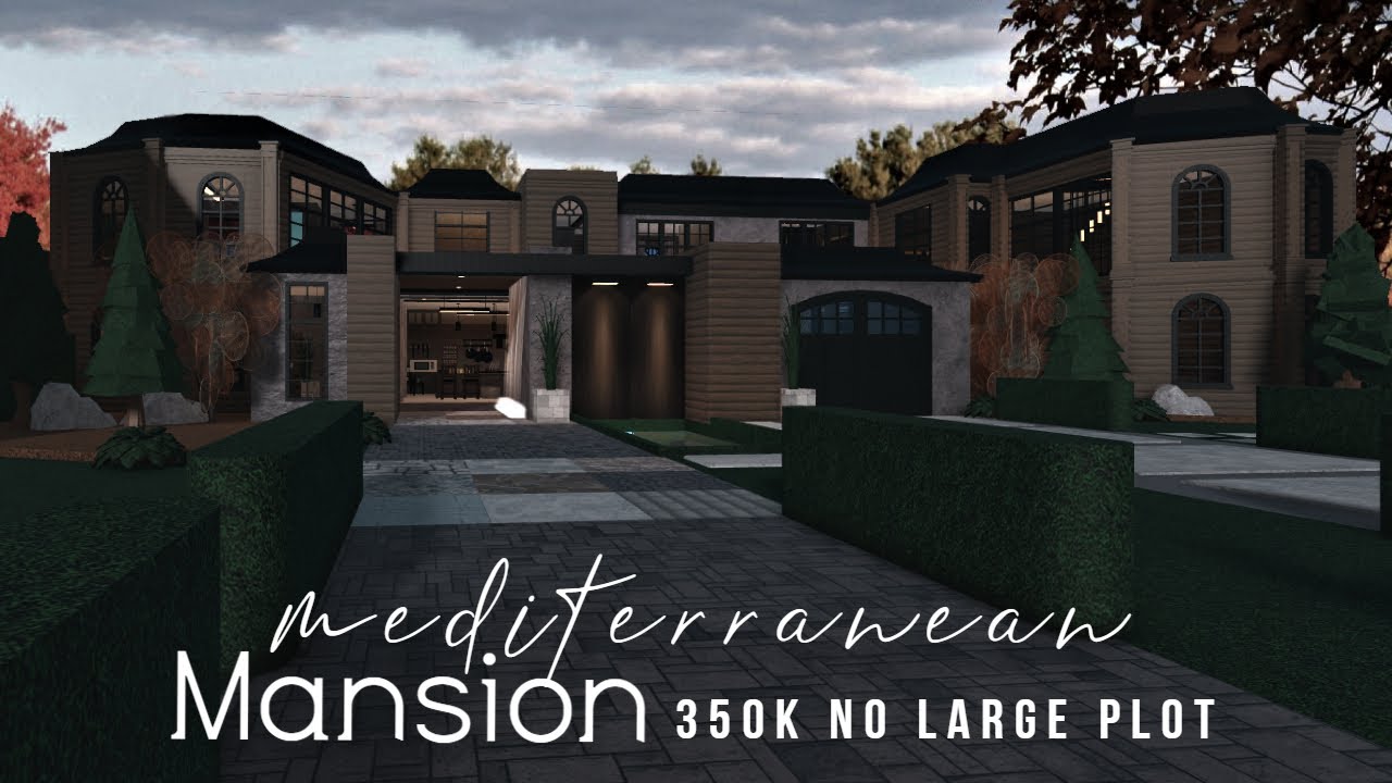 Mediterranean Modern Mansion No Large Plot Roblox Bloxburg Vidoe Mediterranean Modern Mansion No Large Plot Roblox Bloxburg Vidoe