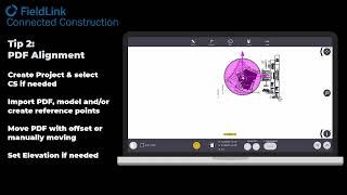 FieldLink Tips 2: PDF aligned to Model and/or Coordinate System