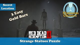 Strange Statues Puzzle (3 Easy Gold Bars) - Red Dead Redemption 2