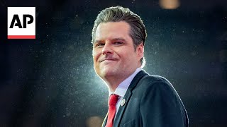 Trump picks Matt Gaetz to serve as his attorney general