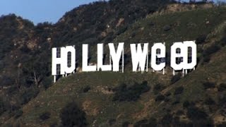 Raw: Hollywood Sign Briefly Reads 'HOLLYWeeD'
