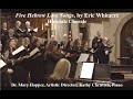 Five Hebrew Love Songs--Eric Whitacre