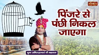 पिंजरे से पंछी निकल जाएगा | Aniruddhacharya Ji Maharaj | Sanskar TV