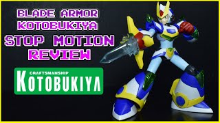 MEGA MAN X BLADE ARMOR KOTOBUKIYA | STOP MOTION REVIEW | ロックマンX ブレードアーマー コトブキヤ #rockmanx #megamanx