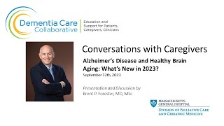 MGH Dementia Care Collaborative presents Conversations with Caregivers September 12th, 2023