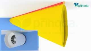 Fabric ducting - Mounting instruction - Installation 3AL - PRIHODA