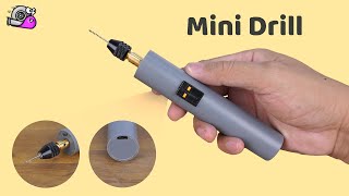 DIY Mini Drill - How to Make a Powerful Mini Drill - Rechargeable with Type C!