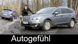 Subaru Outback FULL REVIEW test driven onroad/offroad 2.5i N/A 2016/2017 neu new - Autogefühl