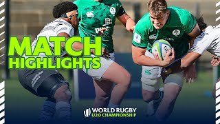 Irish impress after amazing Fiji gesture | Ireland v Fiji Highlights | World Rugby U20 Championship