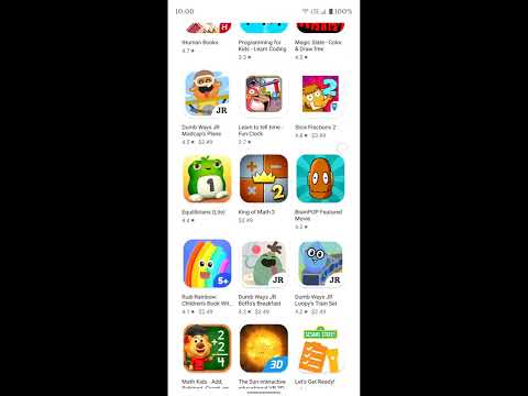 How do you find teacher-approved apps for your kids in the Play Store?