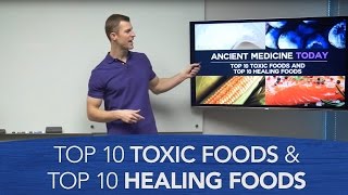 Top 10 Toxic Foods and Top 10 Healing Foods | Dr. Josh Axe