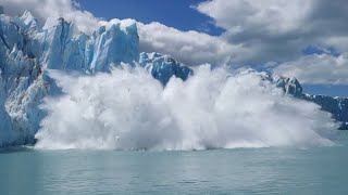 "global warming glaciers" glacier calving tsunami | glacier national park - shock wave