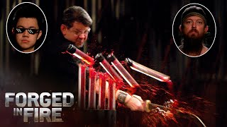 GLADIATOR SICA SWORD CUTS THROUGH A BLOODY CHALLENGE | Forged in Fire